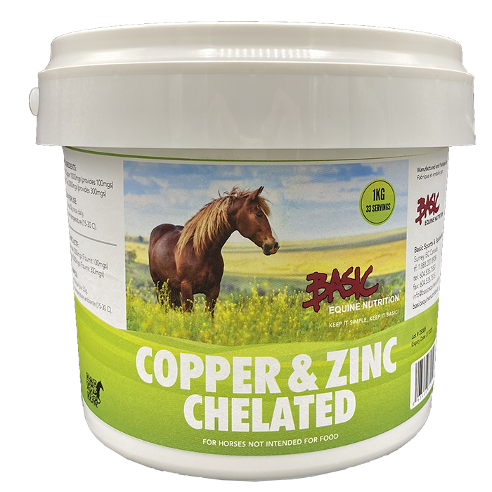 Copper & Zinc Chelated - 1 kg - mineral supplement for horses